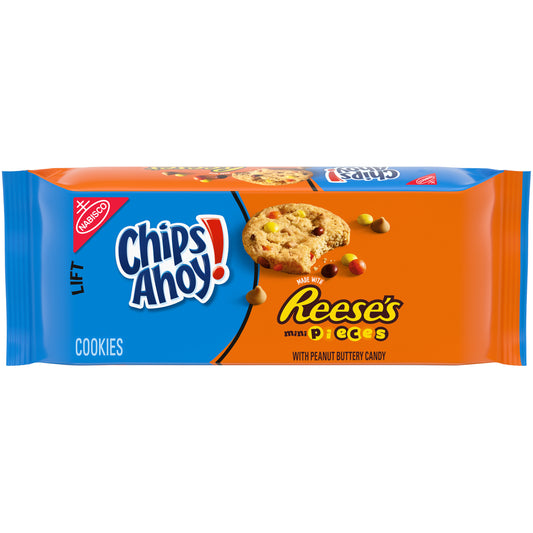 NABISCO CHIPS AHOY! Reese’s Mini Pieces Cookies, 1 Pack (9.5 oz.)