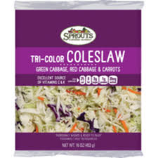 COLESLAW SHREDDED GREEN RED CABBAGE & CARROTS 16 OZ