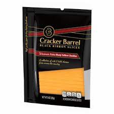 CRACKER BARREL SHARP CHEDDAR 10 SLICES 7.5 OZ