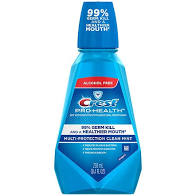 CREST ADVANCED MOUTHWASH W/ EXTRA DEEP CLEAN FRESH MINT 8.4 OZ