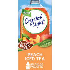 CRYSTAL LIGHT ﻿PEACH ICED TEA LEMONADE 10 CT (10-0.7 oz packs)