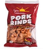 Carolina Country Snacks Hot & Spicy Pork Rinds. 2.75 oz. Bags