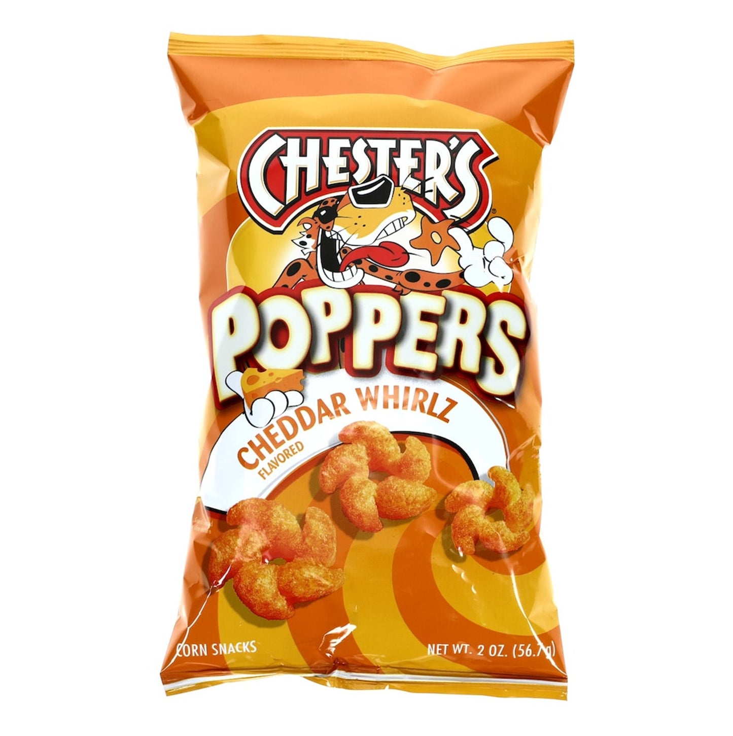 Chester's Poppers Cheddar Whirls Chips, 2-oz. Bags