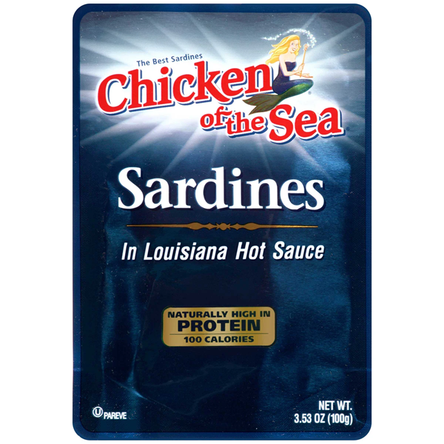 Chicken of the Sea Sardines in Louisiana Hot Sauce, 3.53 Ounce