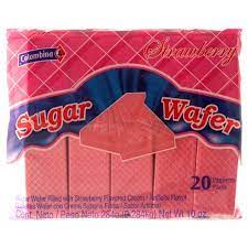 Colombina Strawberry Sugar Wafers, 8.46oz.