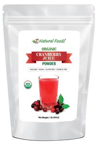 z Natural Foods CRANBERRY JUICE POWDER – ORGANIC