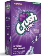 Crush -Flavored Singles to Go, 6-ct. Boxes Grape