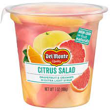 DEL MONTE FRUIT NATURALS CITRUS SALAD GRAPEFRUIT&ORANGES IN 100% JUICE