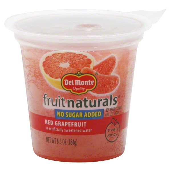 DEL MONTE FRUIT NATURALS RED GRAPEFRUIT 6.5 OZ
