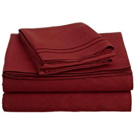 3 TWIN PIECE SHEET SET RED