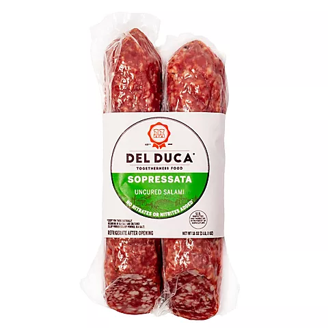 Del Duca Sweet Sopressata Baby Halves, 2 pk./9 oz.