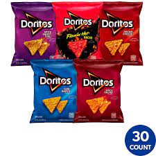 Doritos Mix Variety Pack Tortilla Chips (52.5oz., 30ct.)1.75 oz ea
