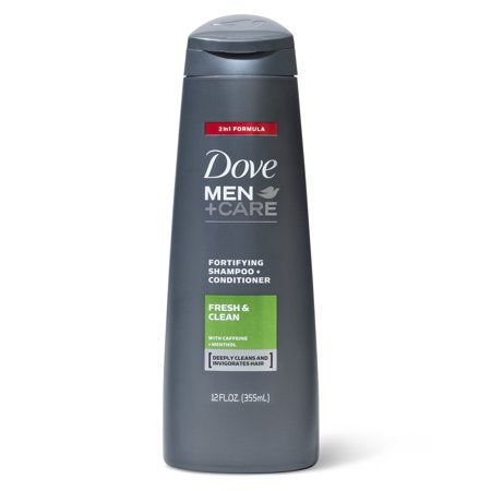 Dove Men Care Fresh and Clean 2 in 1 Shampoo and Conditioner, 12 oz. (FRESH CLEAN)