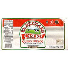 EL MEXICANO QUESO FRESCO CASERO CHEESE 24 OZ 2CT