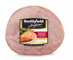 ﻿FULLY COOKED BONELESS HICKORY SMOKED HAM STEAK 6 OZ