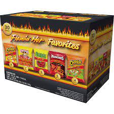 Frito-Lay Flamin' Hot Potato Chips, Variety Pack, 30 ct