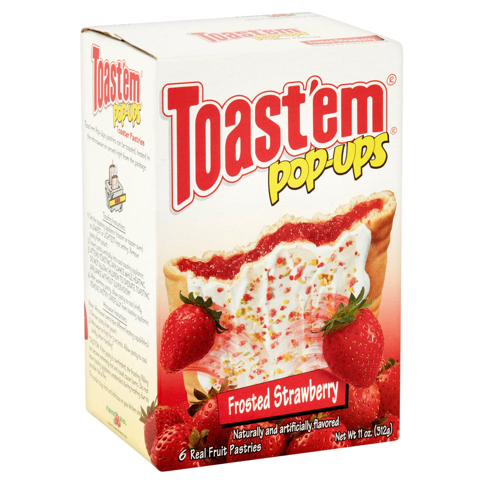 Toast'em Frosted Strawberry Pop-Ups, 6-ct. Boxes