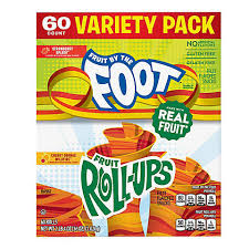 Fruit by the Foot and Fruit Roll-Ups Variety Pack 48 ct