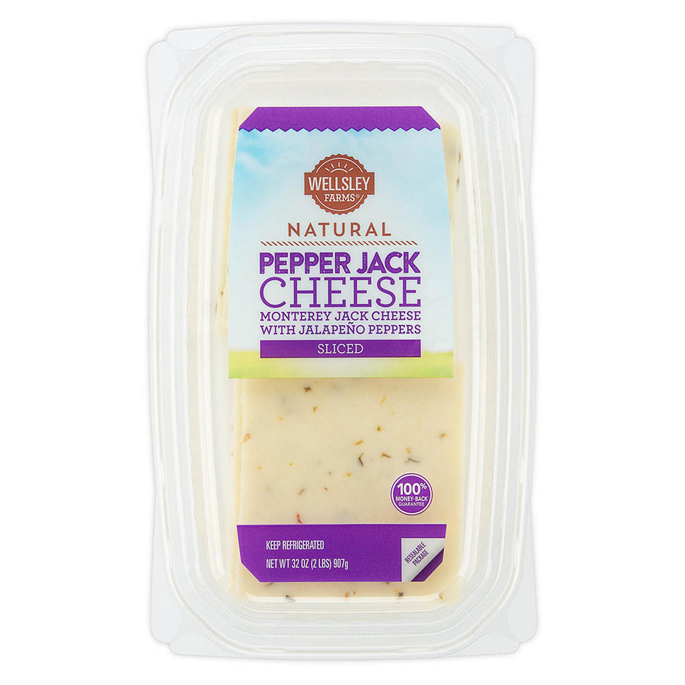 GOURMET SLICED CHEESE  PEPPER JACK 32 OZ