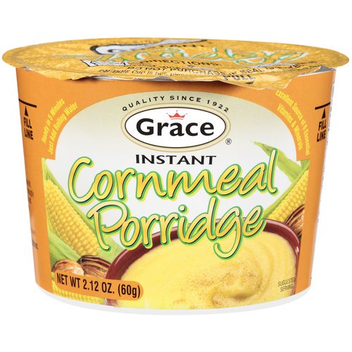 Grace Cornmeal Porridge 2.12 oz ea.  4 pack
