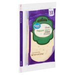 Great Value Deli Style Sliced Pepper Jack Cheese, 8 oz, 12 count