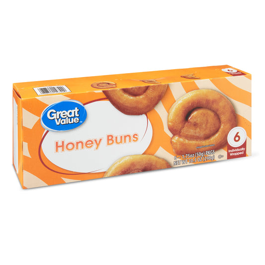 Great Honey Buns, 10.5 oz, 6 Count