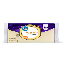 Great Value Muenster Cheese Block, 8 oz