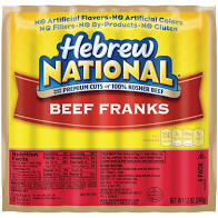 HEBREW NATIONAL BEEF FRANKS 12 OZ