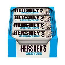 HERSHEY'S COOKIES 'N' CREME CANDY BAR (1.55 OZ, 36 CT)