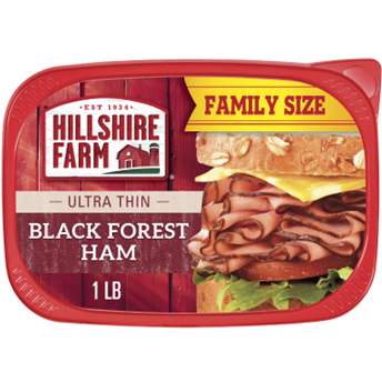 Hillshire Farm Sliced Black Forest Ham Deli Lunch Meat, 16 oz