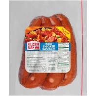 HILLSHIRE FARM SMOKED BEEF SAUSAGE 48 OZ