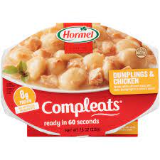 HORMEL COMPLEATS WHITE MEAT CHICKEN & DUMPLINGS IN SAUCE 10 OZ