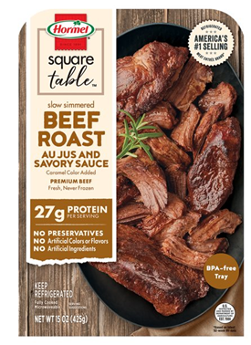 HORMEL Simmered Beef Roast Au Jus & Savory Sauce Entrée, 15 oz