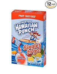 Hawaiian Punch Berry Blue  Fruit Juicy Red, Singles to Go, 8-ct. Packs
