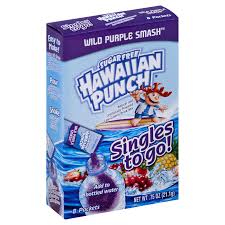 Hawaiian Punch Singles to Go, 8-ct. Packs Purple Smash