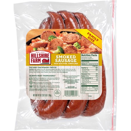 Hillshire Farm Smoked Pork Sausage Rope 42 oz