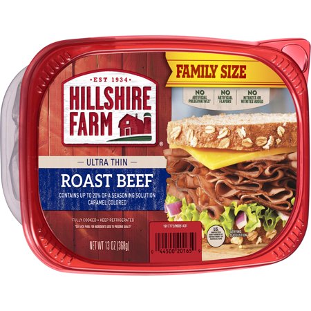 Hillshire Farm Ultra Thin Sliced Deli Lunch Meat, Roast Beef, 13 oz