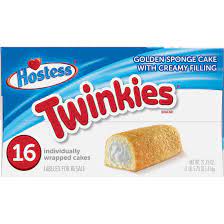 Hostess Twinkies Individually 21.7 OZ Wrapped Cakes, 16 ct.