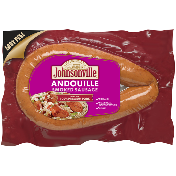 Johnsonville Andouille Smoked Sausage, 13.5 Oz.