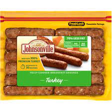 Johnsonville Fully Cooked  Breakfast Turkey Sausage