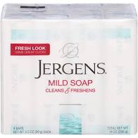 Jergens Mild Soap Bars, 3-ct. Packs