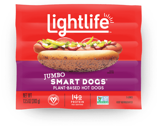 LightLife Plant based Smart Jumbo Dogs 13.5 oz