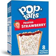 POP TARTS W/ STRAWBERRY FILING AND ICING 8 CT