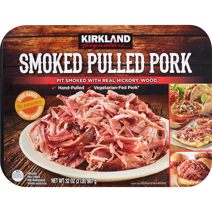 KIRKLAND SIGNATURE HICKORY SMOKED PULLED PORK 32 OZ