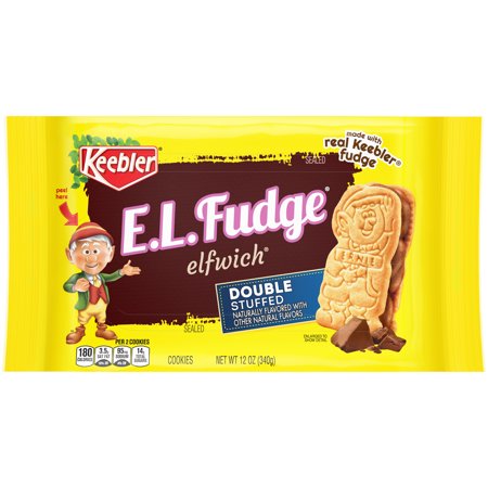 KEEBLER EL FUDGE DOUBLE STUFFED ORIGINAL COOKIE 9.5 OZ