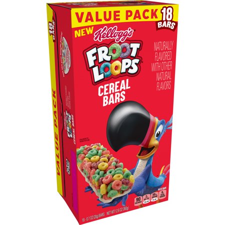 Kellogg's Froot Loops, Breakfast Cereal, Original, Family Size, 19.4 Oz