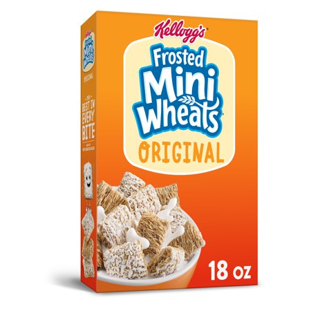 Kellogg's Frosted Mini-Wheats, Breakfast Cereal, Original, 18 Oz ...