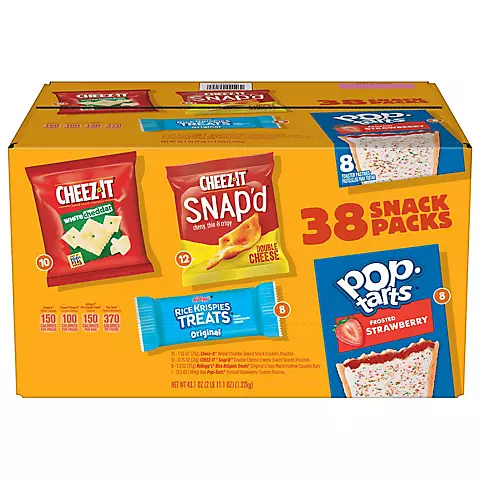 Kellogg's Snack Variety Pack, 38 ct.