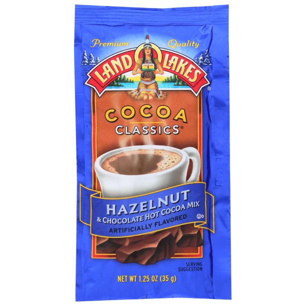 LAND O LAKES Hazelnut & Hot Chocolate Cocoa Mix 1.25 OZ