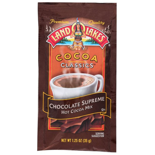 LAND O LAKES SUPREME Chocolate Hot Cocoa Mix 1.25 OZ